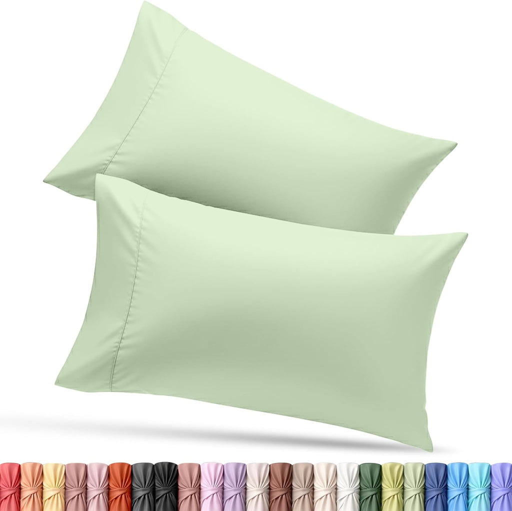 Utopia Bedding Queen Pillow Cases - 2 Pack - Envelope Closure - Soft Brushed Microfiber Fabric - Shrinkage and Fade Resistant Pillow…