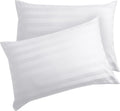 ShunjieHome 4 Pack 100% Egyptian Cotton Standard Pillow Protector with Hidden Zipper, 400 Thread Count Pillow Covers, Sateen Weave Cooling…