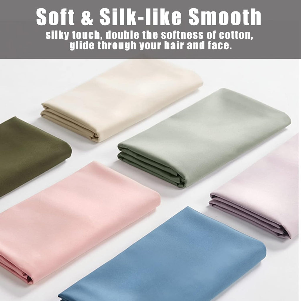 TELUS Pillow Cases King Size 2 Pack, Bamboo Rayon Cooling Pillowcases with Envelope Closure, Cool Breathable Pillow Case for Hot Sleepers…