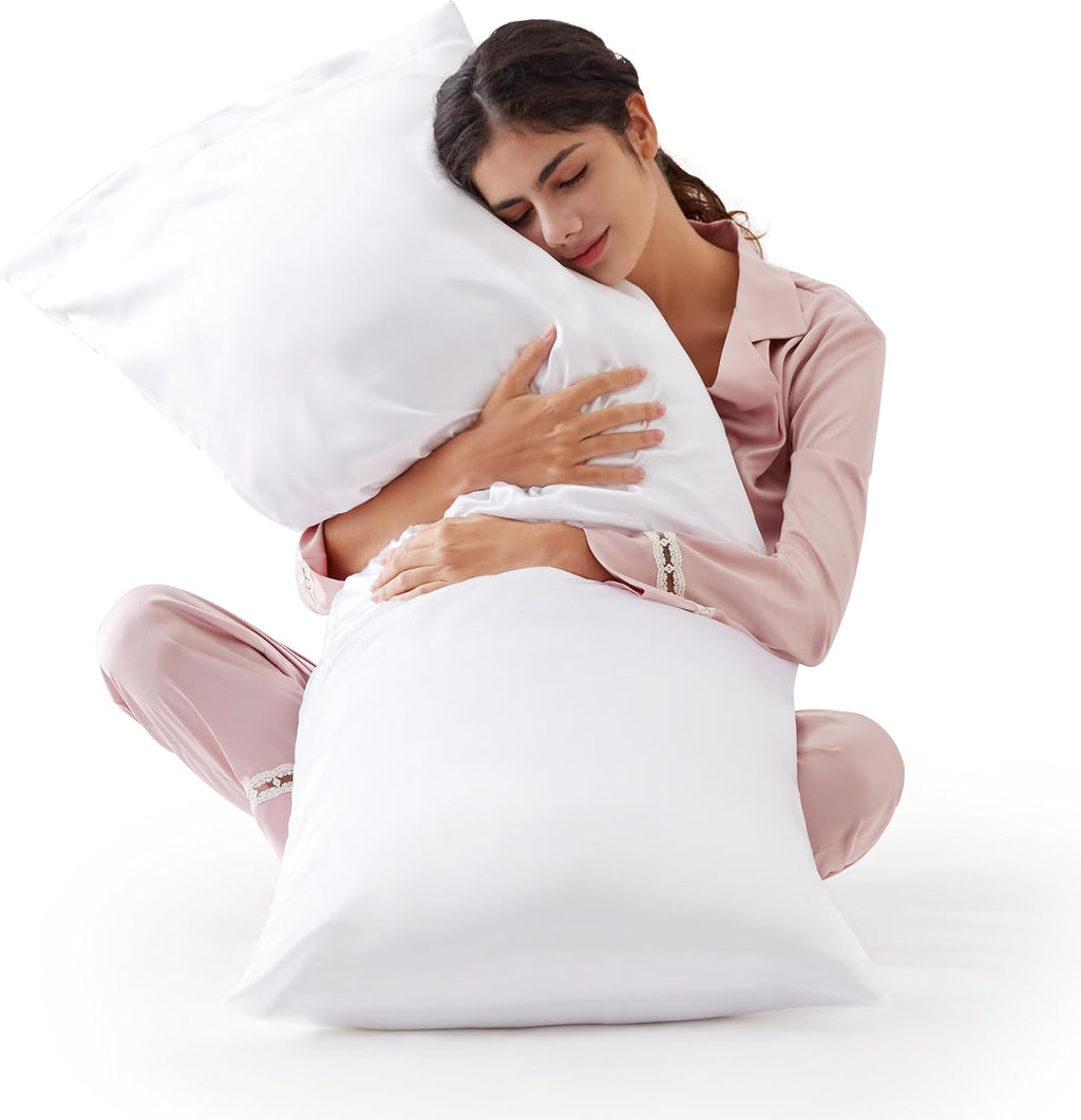 Lovescabin Love's cabin Satin Body Pillowcase 20x54, Cooling Pillow Cover for Hair and Skin, Silky Smooth with Envelope Closure, Similar to…