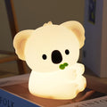 Koala Night Light, 7 Colors Dimmable Bedside Lamp, Touch Control Night Lamp with Timer for Kids Adults, Used for Camping Party Room Decor…