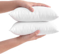 Flxxie Tiny Pillows, Down Alternative Microfiber 11x7 Inches Mini Pillow for Travel, Pets, Soft Machine Washable Small Pillows for Neck, Lu…