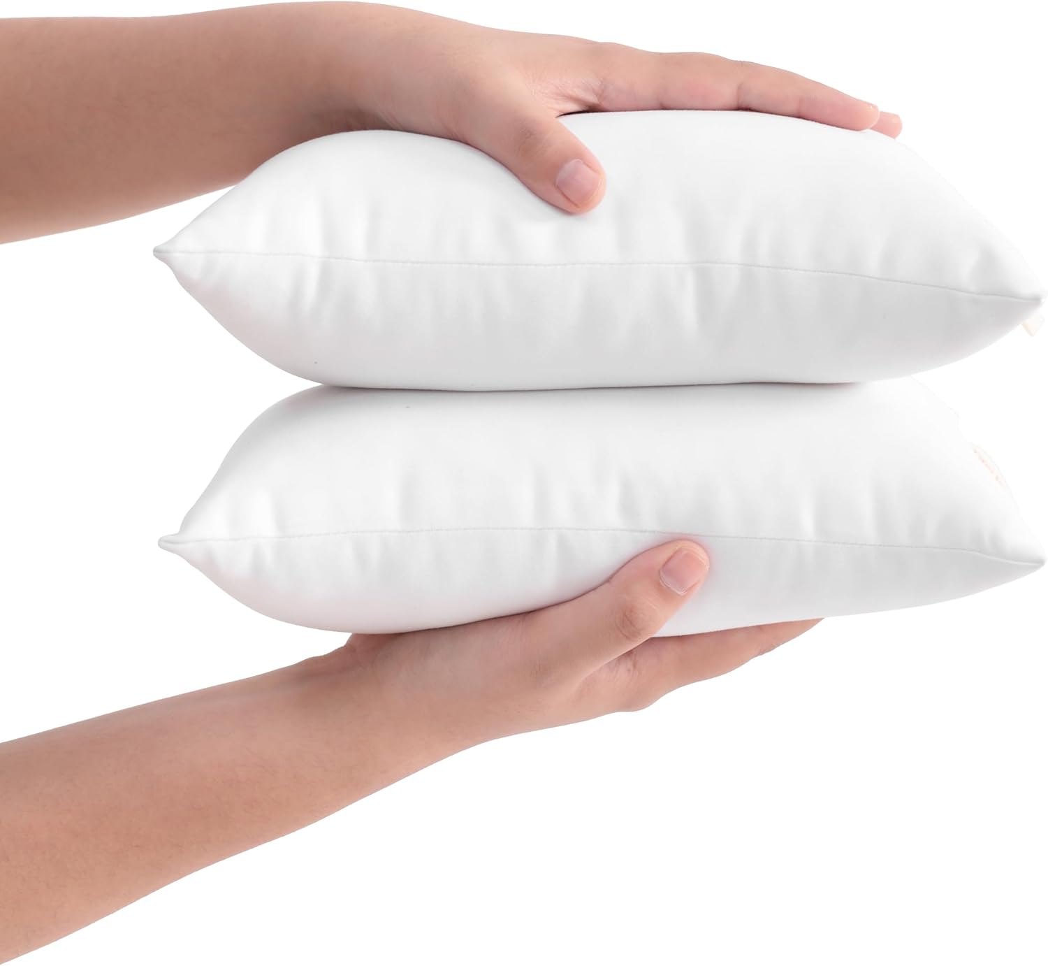 Flxxie Tiny Pillows, Down Alternative Microfiber 11x7 Inches Mini Pillow for Travel, Pets, Soft Machine Washable Small Pillows for Neck, Lu…