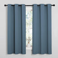 NICETOWN Room Darkening Curtains 63" Length, Thermal Insulated Blackout Panels for Bedroom Bathroom Office Kitchen Playroom Kids Room…