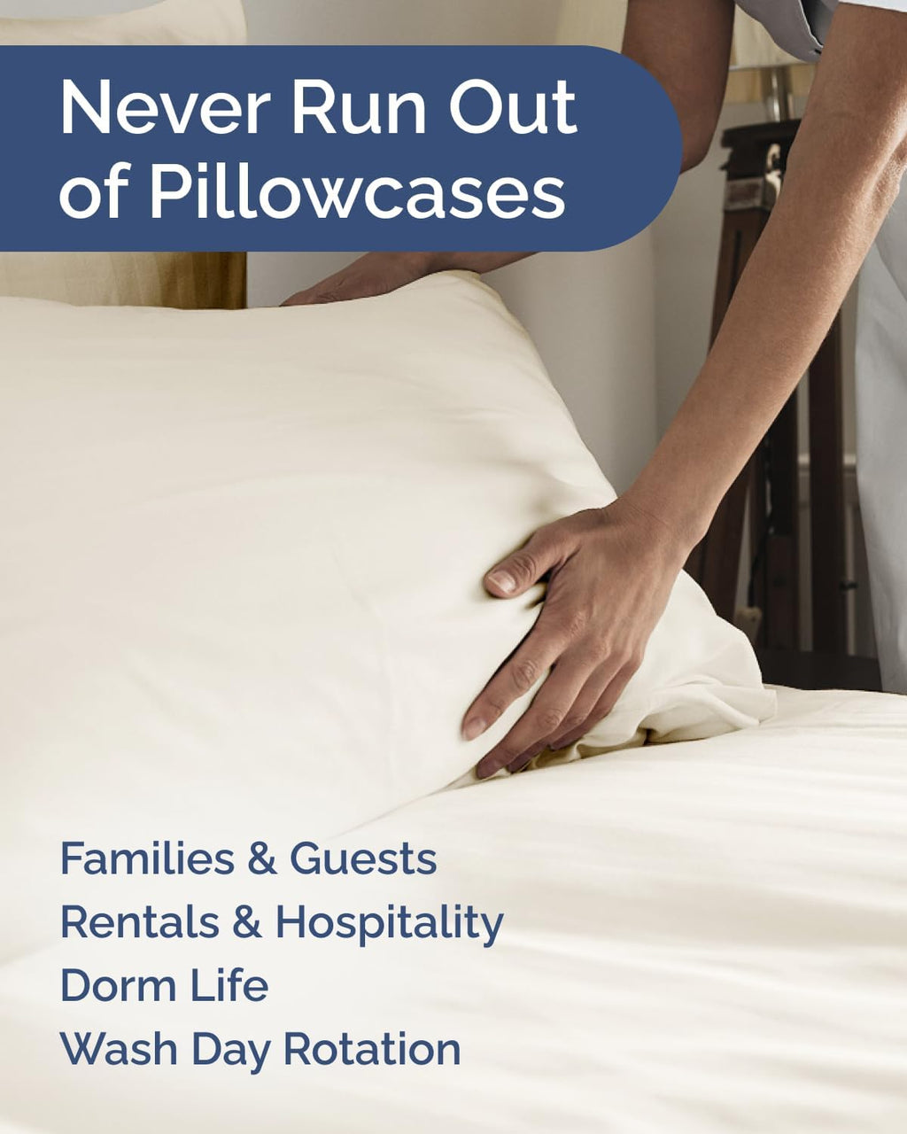 King Standard Pillow Cases Set of 6 - Ultra Soft Hotel Quality Pillowcase Covers - Comfy & Wrinkle Free - Shrink & Fade Resistant…