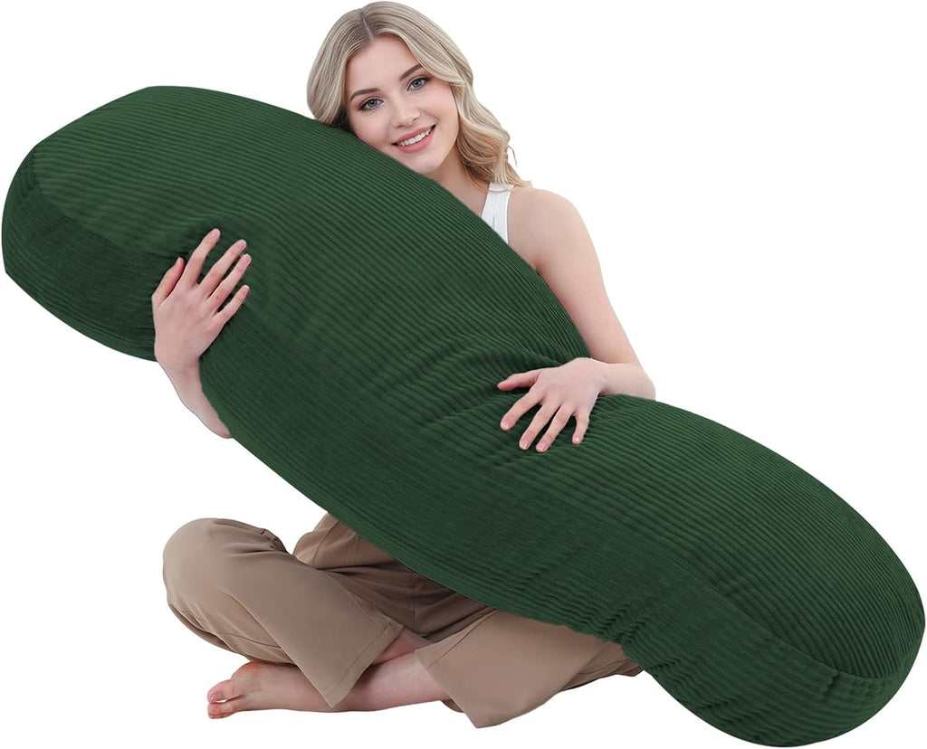 OutdoorFurnitureAccessories 20x54 Body Pillow for Adults, Long Body Pillow for Bed with Shredded Memory Foam, Big Firm Pillows for Pregnanc…
