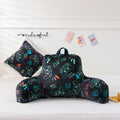 Holawakaka Reading Pillow with Arms Gamer Print Plush Bed Rest Pillows for Kids Teens Petites Sitting in Bed, Sofa, Chair, Lounge, Back Cus…