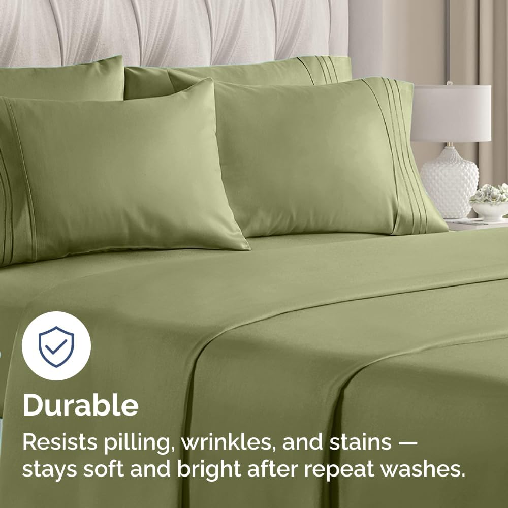King Pillow Cases Set of 10 - Ultra Soft Hotel Quality Pillowcase Covers - Comfy. Cozy & Wrinkle Free - Shrink, Stain and Fade Resistant…