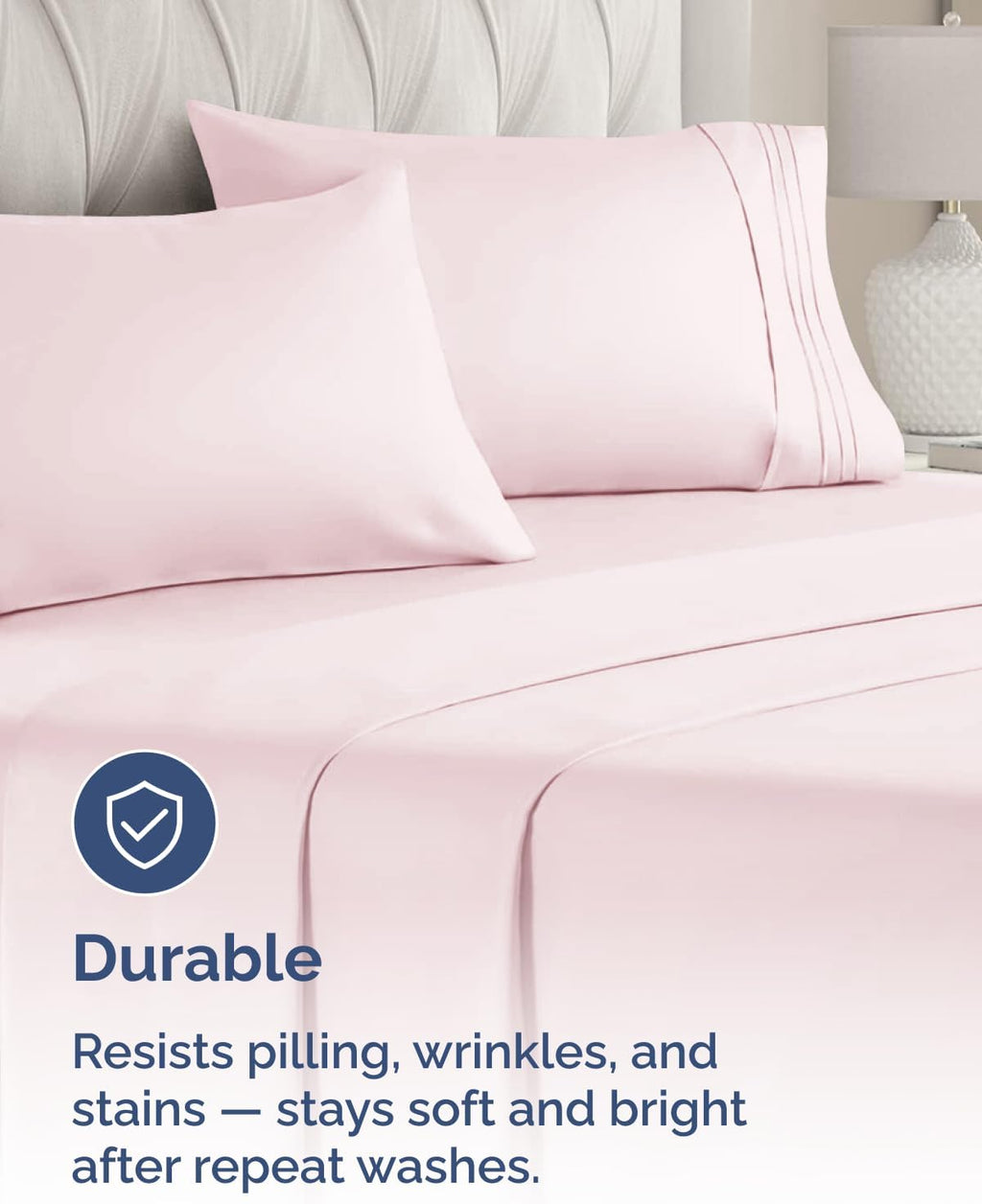 King Standard Pillow Cases Set of 8 - Ultra Soft Hotel Quality Pillowcase Covers - Comfy & Wrinkle Free - Shrink & Fade Resistant…