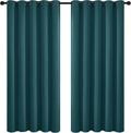 Yakamok Blackout Curtains for Bedroom 2 Panels Set Thermal Insulated Room Darkening Dark Black Out Drapery Grommet Window Treatments…