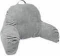 Deluxe Comfort Microsuede Bed Rest - Backrest Pillow with Arms - Bed Rest Pillow - Reading Bedrest Lounger - Sitting Support Pillow - Soft…