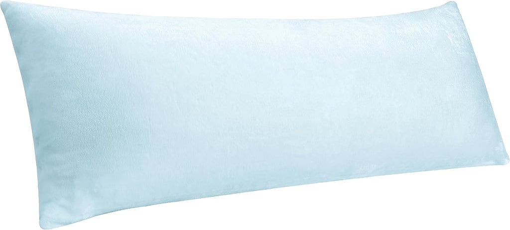 Bedelite Body Pillow Cover with Zipper Closure, Super Soft and Cozy Fuzzy Fleece Pillowcase 20 x 54 Inches, Luxury Fluffy Plush Long Body P…
