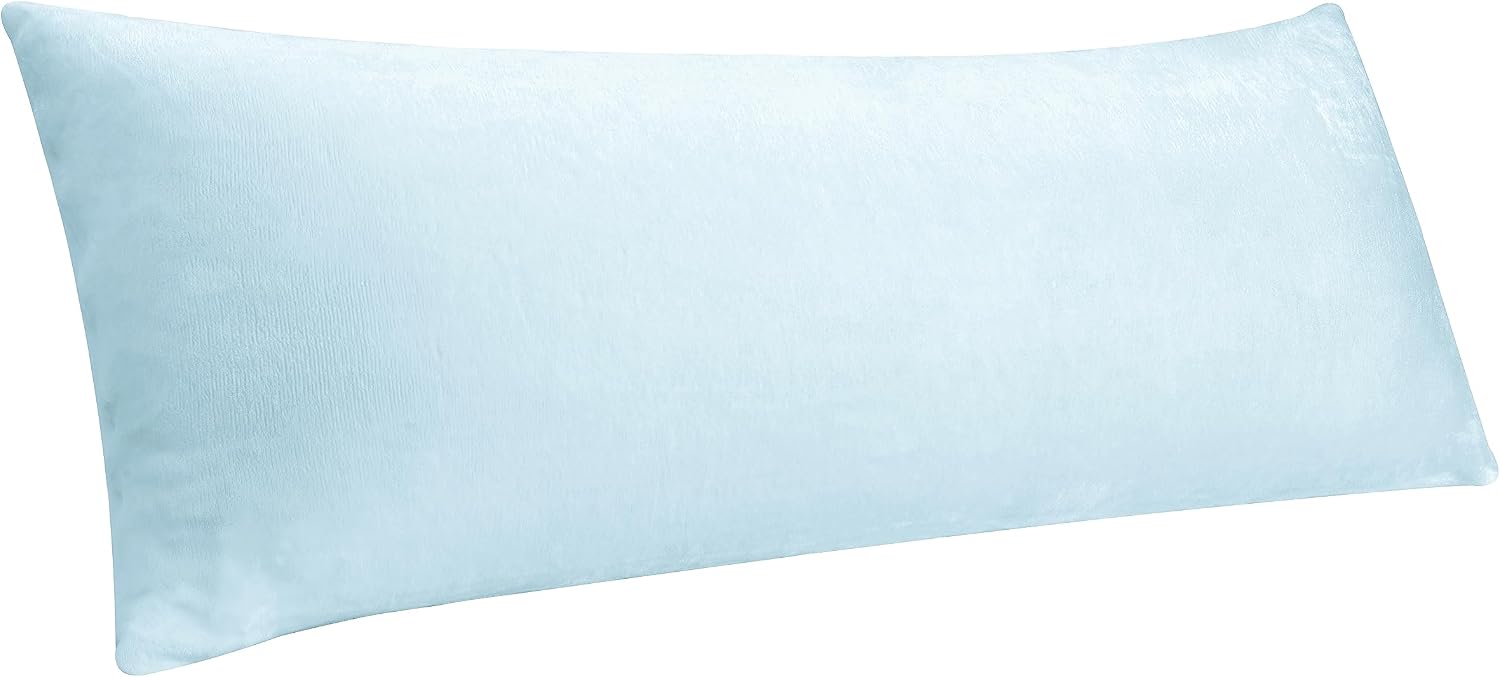 Bedelite Body Pillow Cover with Zipper Closure, Super Soft and Cozy Fuzzy Fleece Pillowcase 20 x 54 Inches, Luxury Fluffy Plush Long Body P…