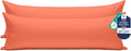 Royalelinens ROYALE LINENS Body Pillow Cover - Double Brushed 1800 Microfiber - 20"x54" with Hidden Zipper Closure - Wrinkle & Fade Resista…