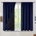 BGment Thermal Insulated 100% Blackout Curtains for Bedroom with Black Liner, Double Layer Full Room Darkening Noise Reducing Rod Pocket…