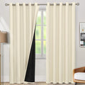 BGment Thermal Insulated 100% Blackout Curtains 84 Inch Length 2 Panels, Total Light Blocking Curtains for Bedroom, Grommet Window Drapes w…