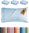 King Standard Pillow Cases Set of 6 - Ultra Soft Hotel Quality Pillowcase Covers - Comfy & Wrinkle Free - Shrink & Fade Resistant…
