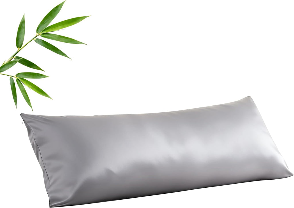 ShunjieHome Body Cooling Pillow Case, Viscose Derived from Bamboo Long Pillow Protectors, 400 TC Soft Silky Breathable Summer Body Pillowcas…
