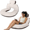 Insen Reading Pillow, Back Pillow for Sitting in Bed for Reading, Nurse & Relax, Reading Pillow for Adults, Moms & Kids, Sit Up Pillow for…