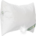 East Coast Bedding European Pure Down Pillow, 800 Fill Power, 400 Thread Count Cotton Sateen Shell, King Firm