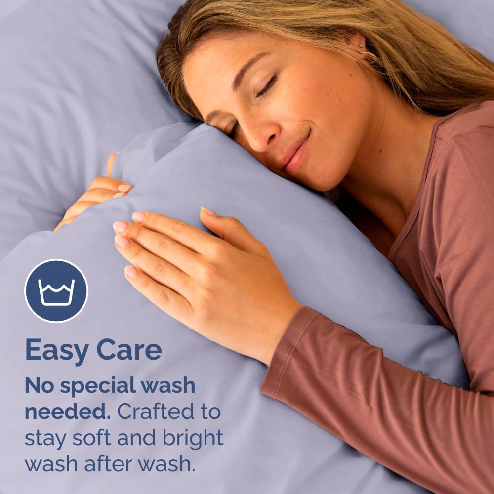 King Standard Pillow Cases Set of 4 - Soft Hotel Quality Pillowcase Covers - Comfy Bedding for Women, Men, Kids & Teens - Machine…