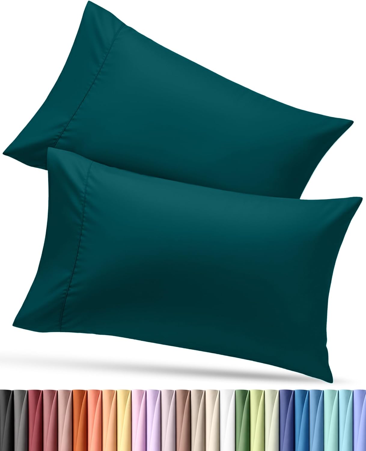 Utopiabedding Utopia Bedding Pillow Cases King Size 2-Pack – Soft Brushed Microfiber – Envelope Closure – Perfect for Hospitals, Hotels, Gu…