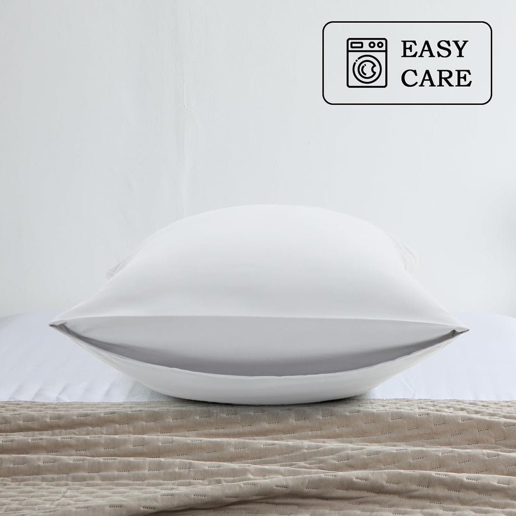 QJFabricCO Q&J Fabric Co. Bedding Pillow Cases Standard Size set of 2 Soft Brushed Microfiber Pillow Cover, Wrinkle-Free, Fade-Resistant, E…
