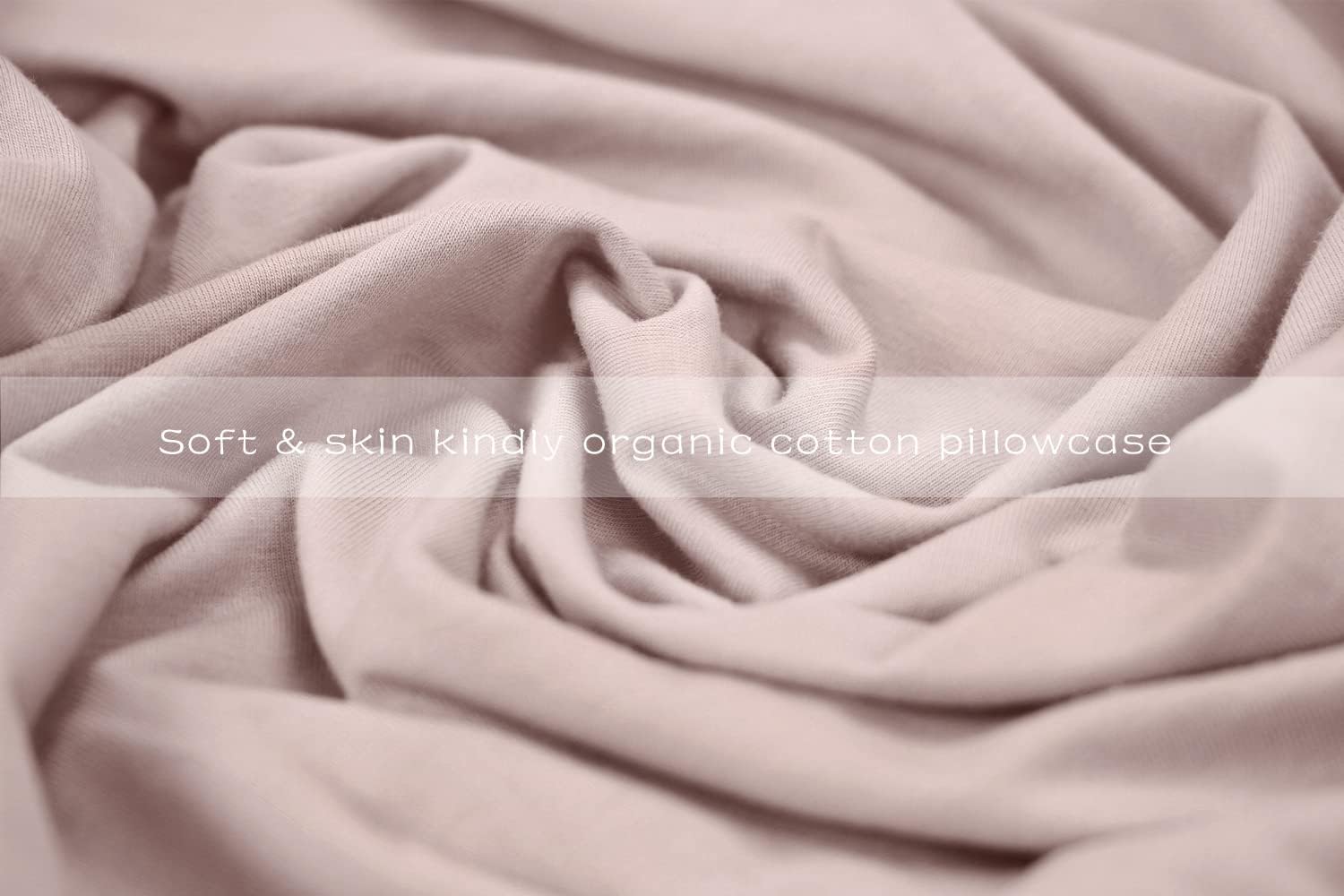 INSEN Pregnancy Pillow Cooling, Maternity Pillow with Soft Cotton Cover, C Shaped for Side Sleeping, Natural Pink