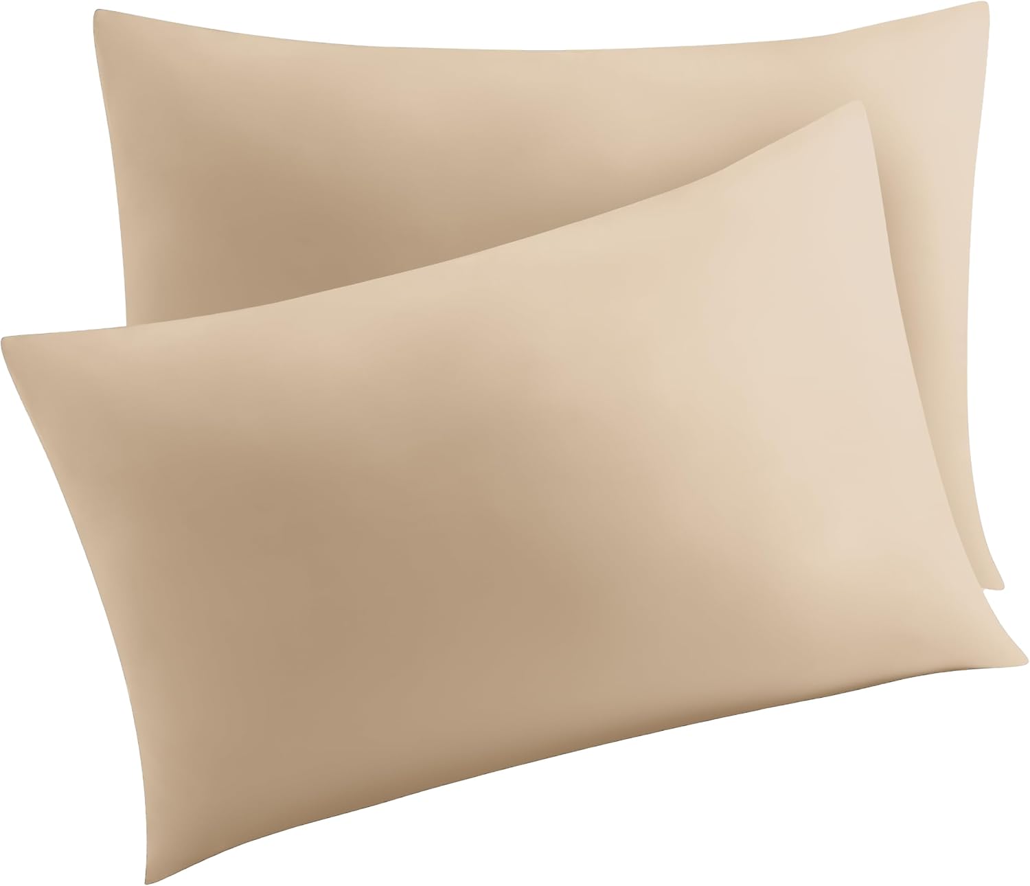 ShunjieHome 4 Pack 100% Egyptian Cotton Queen Pillow Protector with Hidden Zipper, 400 Thread Count Pillow Covers, Sateen Weave Cooling Bed…