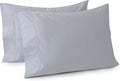 Shunjie.Home 100% Egyptian Cotton Pillow Cases Set of 2, Queen Size 400 Thread Count Cooling Pillowcases, Soft and Breathable Pil…