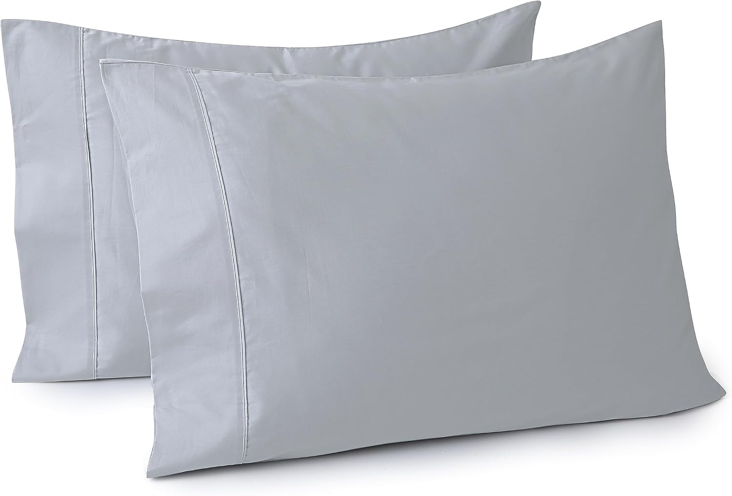 Shunjie.Home 100% Egyptian Cotton Pillow Cases Set of 2, Queen Size 400 Thread Count Cooling Pillowcases, Soft and Breathable Pil…