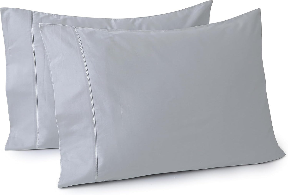 ShunjieHome 100% Egyptian Cotton Pillow Cases Set of 2, Standard Size 400 Thread Count Cooling Pillowcases, Soft and Breathable Pillow Covers…