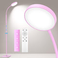 Pacovy Floor Lamp, Adjustable Height Floor Lamps for Living Room Bedroom, 120 LED Super Bright Standing Lamp Remote Control Dimmable Goosen…