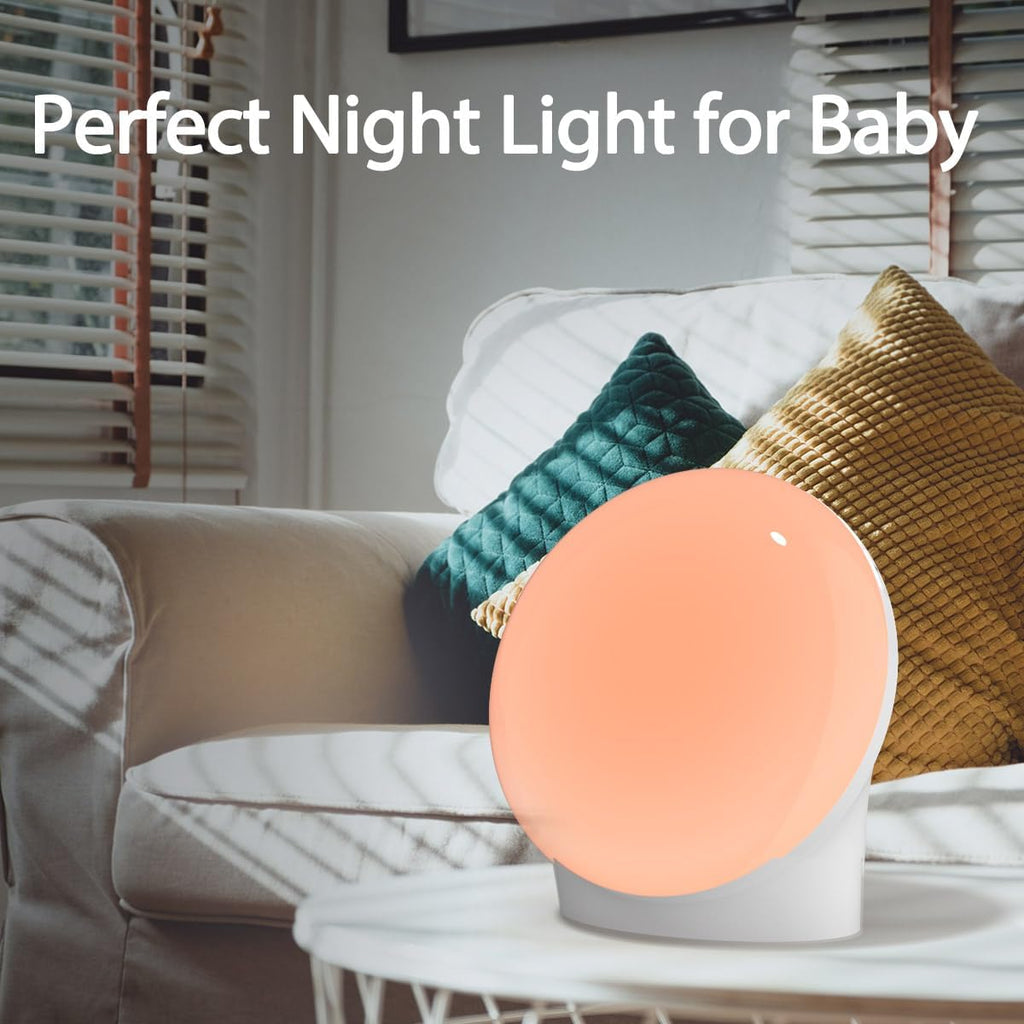 BrownNoise Electric Night Light for Baby 12 Colors Reading Lights for Indoor Use and 10 Adjustable Brightness for Baby Adult Kids 00 Count…