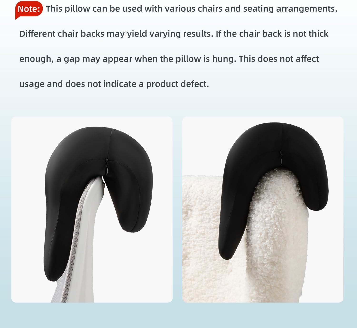 SheRest Office Chair Neck Pillow, Memory Foam Ergonomic Nap Pillow Office Chair Headrest Accessory, Neck Support Pillow Ideal for Office…