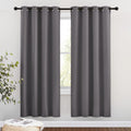 Nicetown Blackout Window Curtains 72" L - Grommet Top Room Darkening Thermal Insulated Vertical Window Drapes Modern for Flat/Apartment (2…