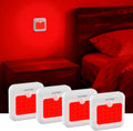 Zocifiner Red Light Motion Sensor Night Lights Rechargeable Battery Red Light Stick-on Magnetic Red Lights Red Night Light for Ba…