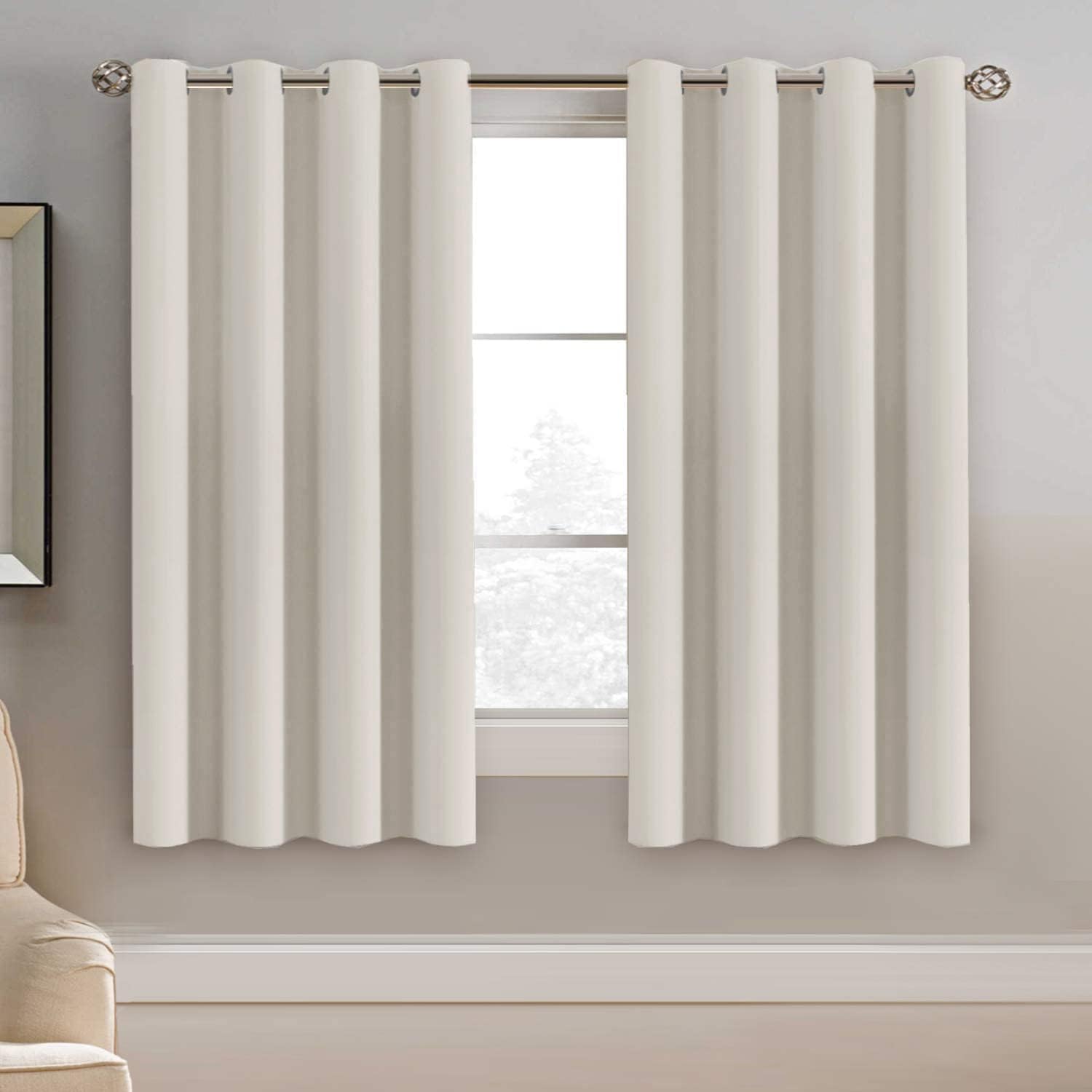 H.VERSAILTEX Light Blocking Curtain for Living Room Thermal Insulated Window Treatment Panel/Drape for Dining Room, Elegant Sof…