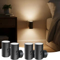 TSEXES 4 Pack LED Night Light Plug in, Dusk to Dawn Sensor,5-300LM Adjustable Brightness, Soft White 3000K, Dimmable Night Lights for…