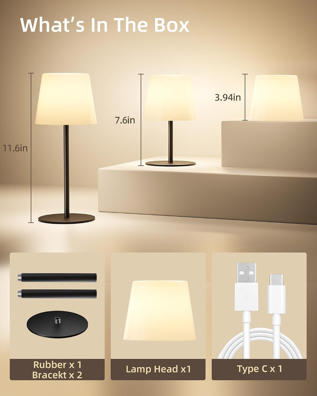 EZVALO Spa-Like Shower Lamp – IP65 Waterproof Bathroom Lamp, Rechargeable Cordless Mood Light, 3 Color Temps for Relaxing Bathroom &…