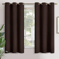 YoungsTex Brown Blackout Curtains 63 Inch Length for Bedroom, Thermal Insulated Window Drapes with Grommet Room Darkening Privacy for Livin…