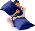 Lovescabin Love's cabin Satin Body Pillowcase 20x54, Cooling Pillow Cover for Hair and Skin, Silky Smooth with Envelope Closure, Similar to…
