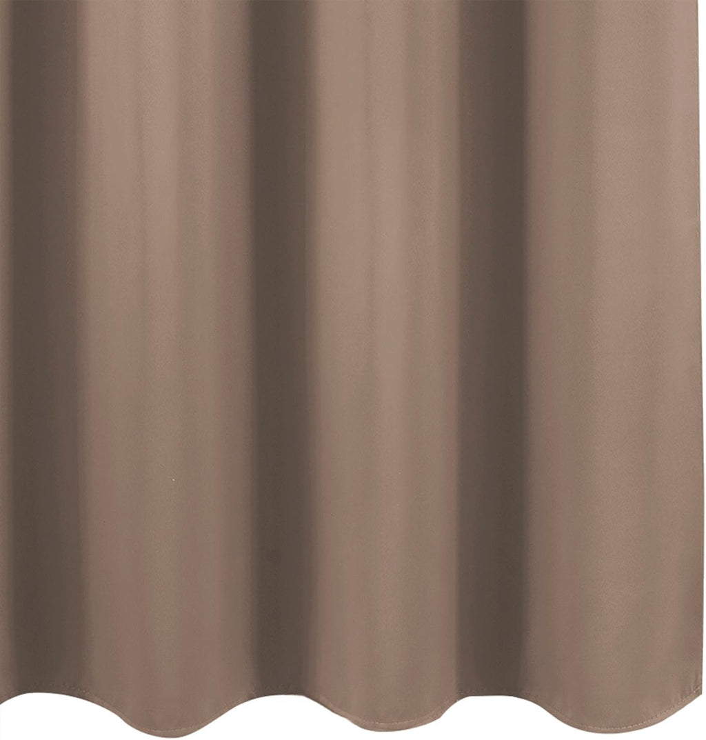 Lemomo Blackout Curtains 52 x 90 Inch Long Cappuccino Curtains Set of 2 Panels Room Darkening Curtains for Bedroom and Living Room 90 Inch…
