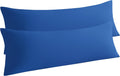 Ntbay Body Pillow Cases Set of 2, 2 Pack Brushed Microfiber 20x54 Pillow Cases, Soft, Wrinkle, Fade, Stain Resistant Royal Blue Pillow Case…