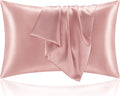 Bedelite Satin Pillowcase for Hair and Skin, Super Soft and Cooling Similar to Silk Pillow Cases 2 Pack with Envelope Closure, Gift for Wom…