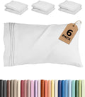 King Standard Pillow Cases Set of 6 - Ultra Soft Hotel Quality Pillowcase Covers - Comfy & Wrinkle Free - Shrink & Fade Resistant…