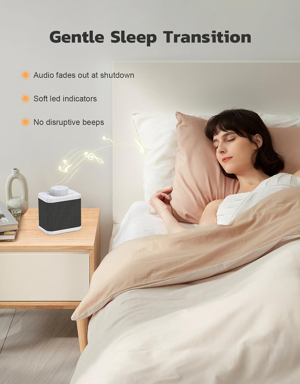 White Noise Sound Machine with 20 Soothing Sounds, 18-48h Powerful Battery, 3 Timers Memory Function and White Noise Machine for…