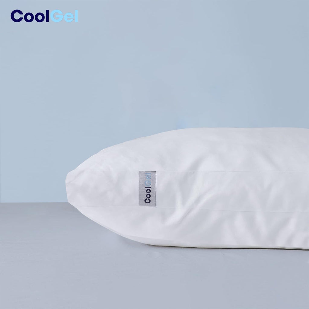 Coolgel COOL GEL Down Alternative Pillow, Soft and Comfortable (1, King (U.S. Standard)) White