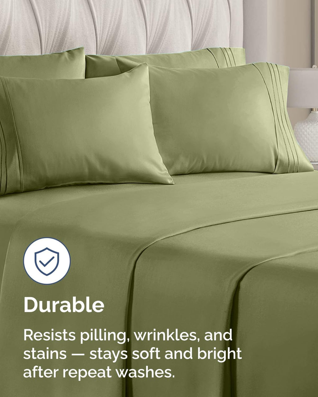 King Standard Pillow Cases Set of 8 - Ultra Soft Hotel Quality Pillowcase Covers - Comfy & Wrinkle Free - Shrink & Fade Resistant…