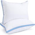 viewstar Bed Pillows Different Sizes Set of 2, Hotel Quality Cooling Down Alternative Gusseted Pillows for Side, Back, or Stomach…